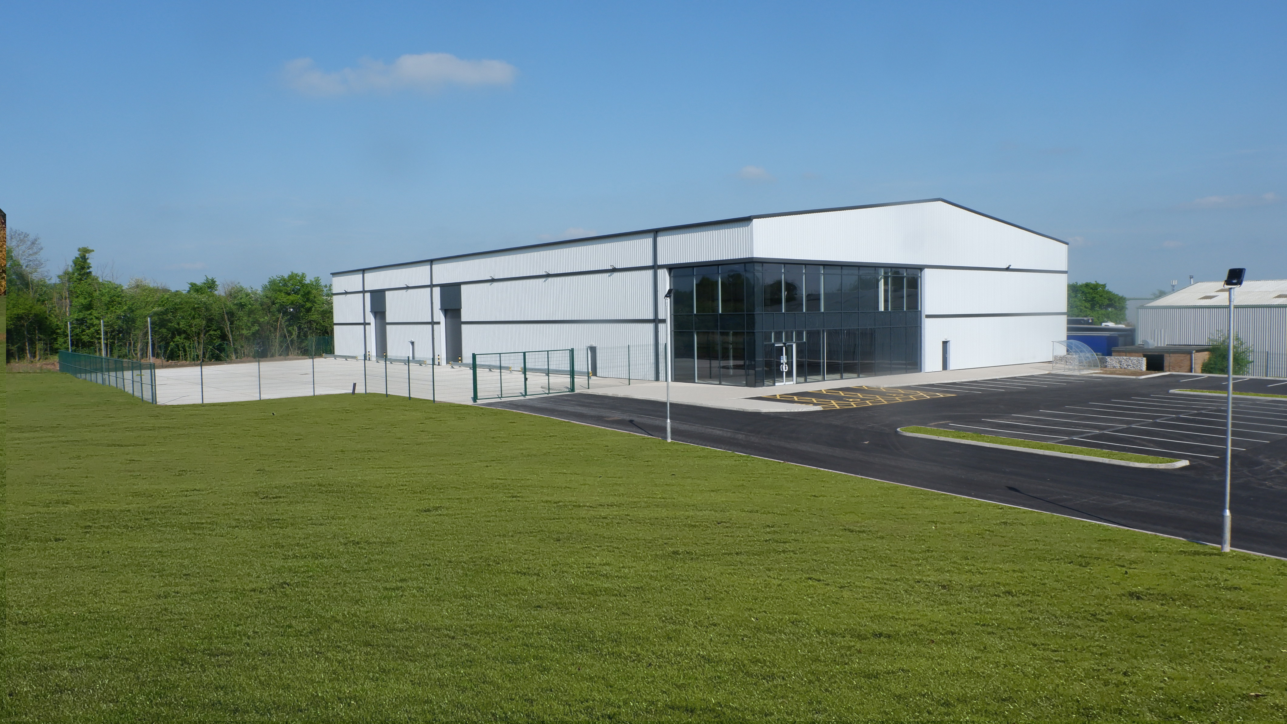First Buildings Complete at Wrexham New Industrial Development Sites